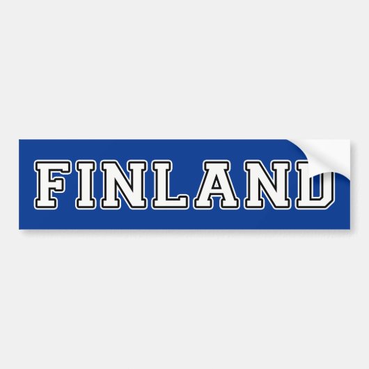 Finnland Autoaufkleber (Vorne)