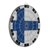 Finnland - Dartboard und Finnische Flagge / Spielb Dartscheibe (Vorderseite Links)