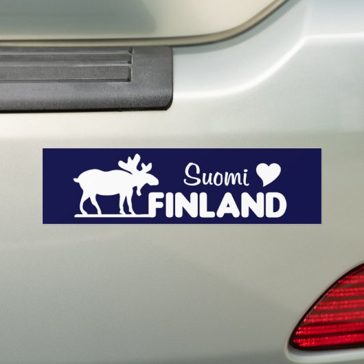 Finnland-Elch-Autoaufkleber Autoaufkleber (Auf Auto)
