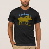 Finnland-Elch-Shirt T-Shirt (Vorderseite)