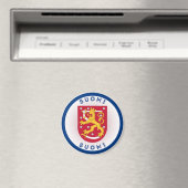 Finnland-Erbe-Emblem Magnet (In Situ (Geschirrspüler))
