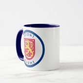 Finnland-Erbe-Emblem Tasse (Vorderseite Links)