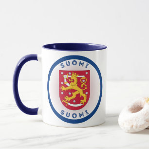 Finnland-Erbe-Emblem Tasse