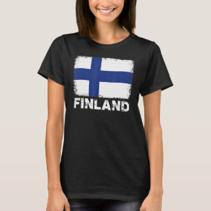 Finnland - Fahnen unterstützen finnische Frauen T-Shirt
