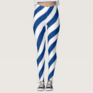 Finnland - Farben für die Flagge - Diagonal gestri Leggings