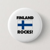 Finnland-Felsen Button (Vorderseite)