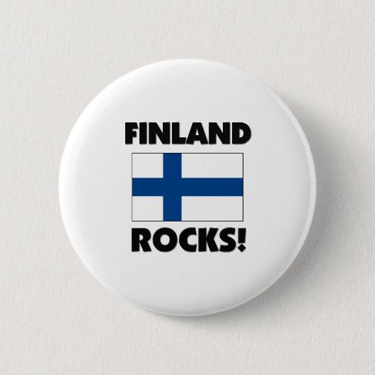 Finnland-Felsen Button (Vorderseite)