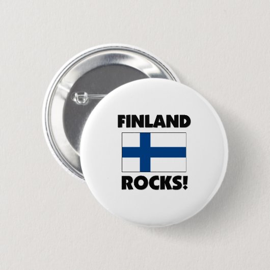 Finnland-Felsen Button (Vorne & Hinten)