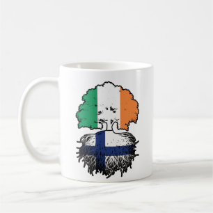 Finnland Finnisch Irland Treots Flag Kaffeetasse