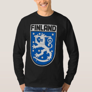 Finnland: Finnische Flagge Finn Suomi Sisu Souveni T-Shirt