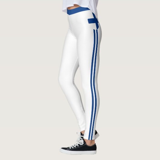Finnland/Finnische Flagge - Modereisen/Sportfans Leggings (Links)