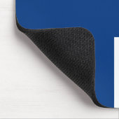 Finnland - finnische Staatsflagge Mousepad (Ecke)