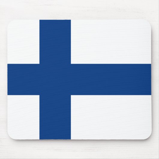 Finnland - finnische Staatsflagge Mousepad (Vorne)