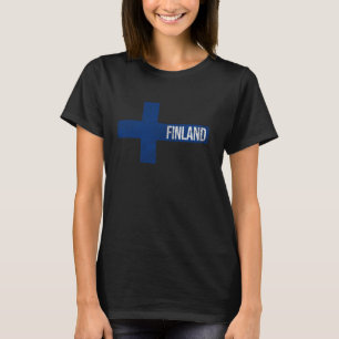FINNLAND FLAG FINNISCH FINN SCANDINAVIAN NORDIC CR T-Shirt