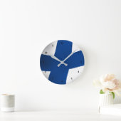 FINNLAND FLAG RUNDE WANDUHR (Zuhause)