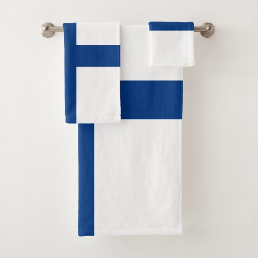 Finnland-Flagge Badhandtuch Set (Insitu)