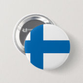 Finnland-Flagge Button (Vorne & Hinten)