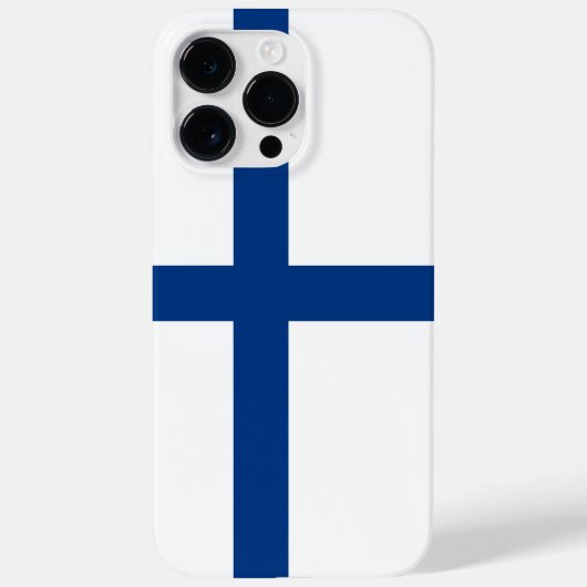 Finnland-Flagge Case-Mate iPhone Hülle (Rückseite)