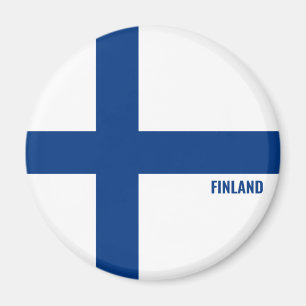 Finnland Flagge Charming Patriotic Magnet