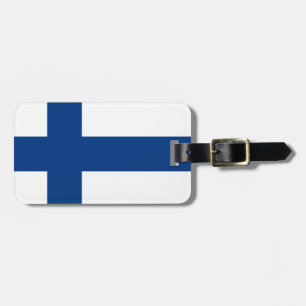 Finnland-Flagge Gepäckanhänger