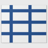 Finnland-Flagge Geschenkpapier (Flach)
