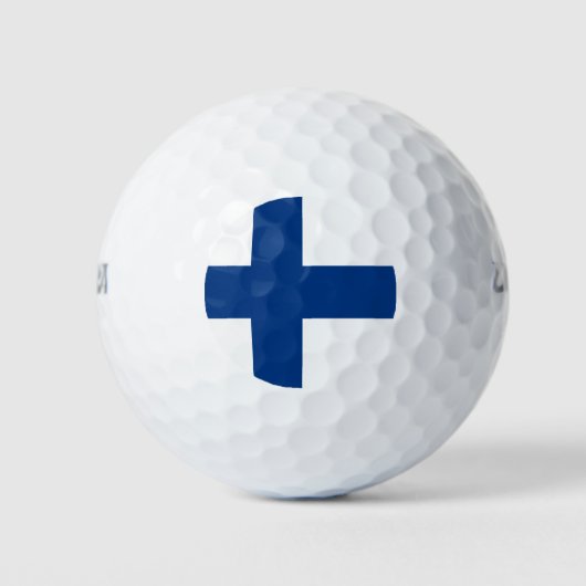 Finnland Flagge Golf Balls Golfball (Vorderseite)
