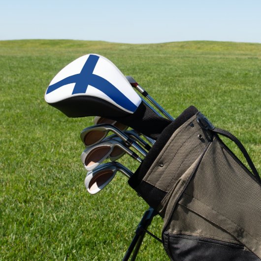 Finnland-Flagge Golf Headcover (In SItu)