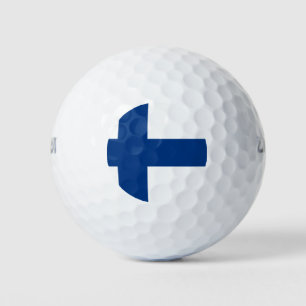 Finnland-Flagge Golfball