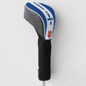 Finnland Flagge Gorgetic Patriotic Golf Headcover (angewinkelt)