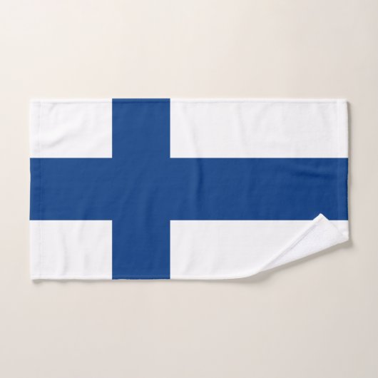 Finnland Flagge Handtuch Badhandtuch Set (Handtuch)