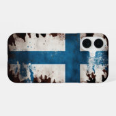 Finnland-Flagge iPhone 16 Hülle (Rückseite (Horizontal))