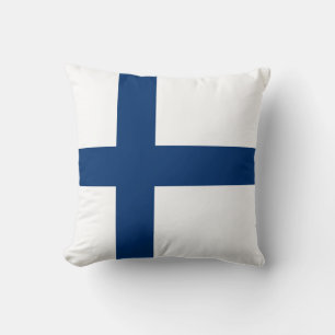 Finnland-Flagge Kissen