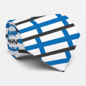 Finnland-Flagge Krawatte (Gerollt)