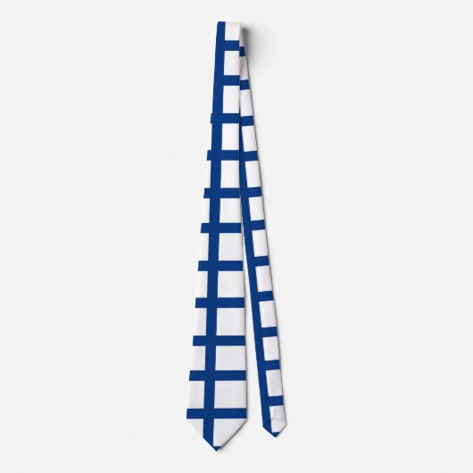 Finnland-Flagge Krawatte (Vorderseite)