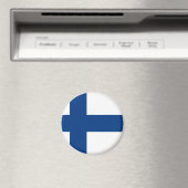 Finnland-Flagge Magnet (In Situ (Geschirrspüler))