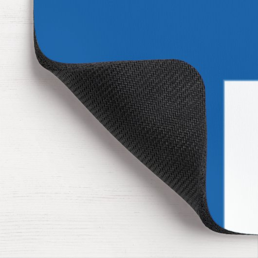 Finnland-Flagge Mousepad (Ecke)