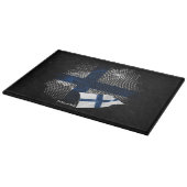 Finnland-Flagge Schneidebrett (Ecke)