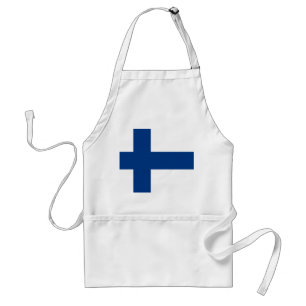 Finnland-Flagge Schürze