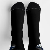 Finnland-Flagge Socken (Oben)
