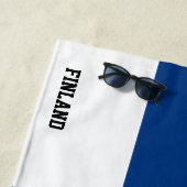 Finnland Flagge Splendid Patriotic Strandtuch (Beispiel)