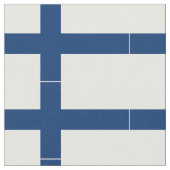 Finnland-Flagge Stoff (Nahaufnahme)