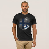 Finnland-Flagge T-Shirt (Vorne ganz)