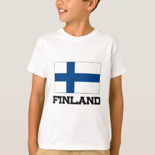 Finnland-Flagge T-Shirt