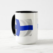 Finnland Flagge Tasse (Vorderseite Links)