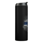 Finnland-Flagge Thermosbecher (Nach links gedreht)