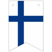 Finnland-Flagge Wimpelkette (Zweite Fahne)