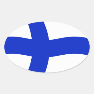 Finnland Flaggen Aufkleber