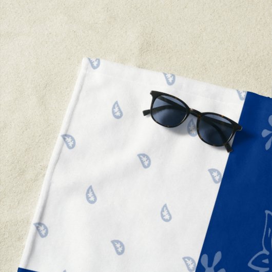 Finnland-Flaggen-Badetuch Strandtuch (Beispiel)