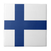 Finnland-Flaggen-Keramik-Fliese Fliese (Vorderseite)