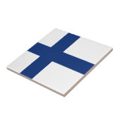 Finnland-Flaggen-Keramik-Fliese Fliese (Seite)